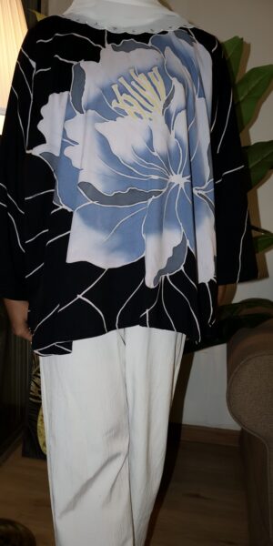 Exclusive Batik Lukis blouse (black)