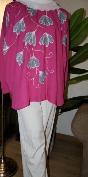 Exclusive Batik Lukis blouse (pink)