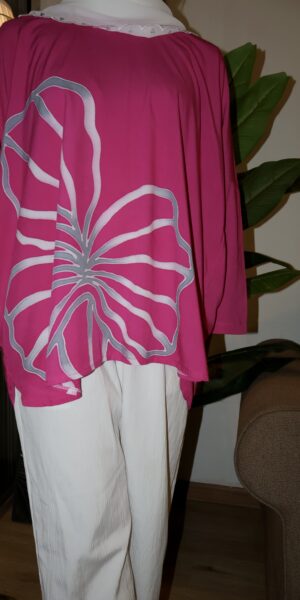 Exclusive Batik Lukis blouse (pink)