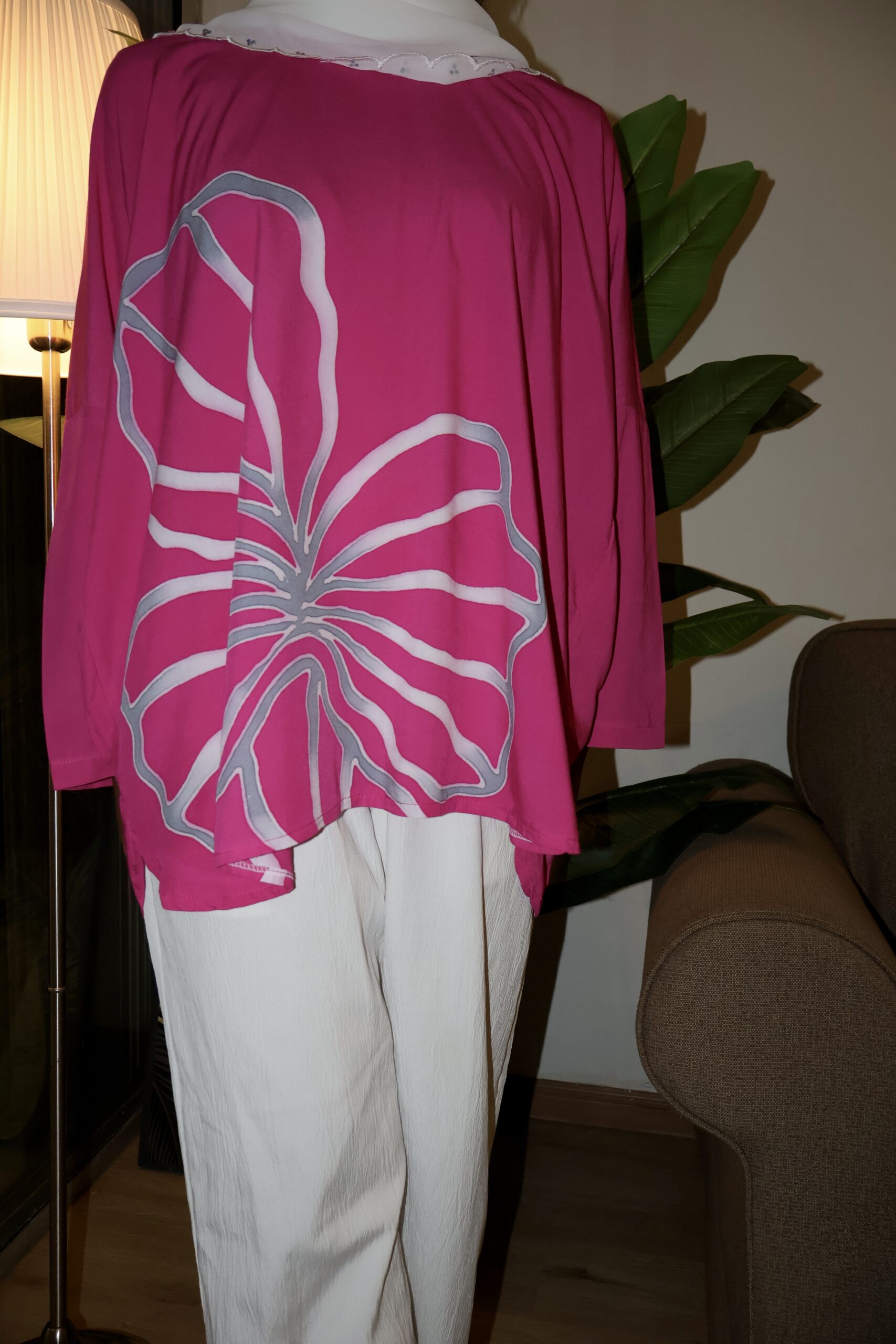 Exclusive Batik Lukis blouse (pink)