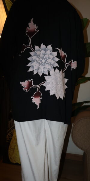Exclusive Batik Lukis blouse (black) - Image 2