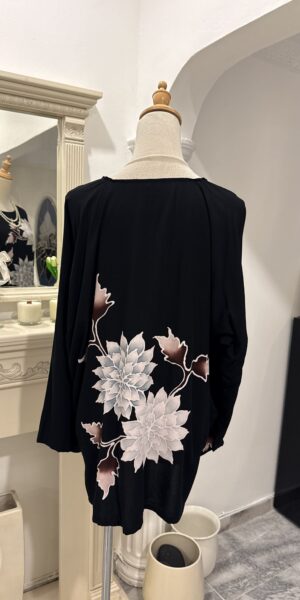 Exclusive Batik Lukis blouse (black) - Image 5